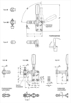 Vertical clamp with pressure screw GN 810.1-430-BC