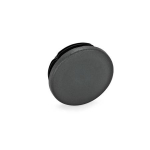 End plug for round tube GN 991-D48-SW black