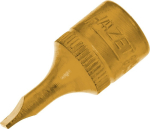 Bit met sleufschroevendraaier 1/4" SW 0,8x4 mm L=28 mm Vertind. Hazet 8503-0.8X4