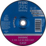 Kombischeibe E 230-3,8 SG DUO CAST Pferd Duodisc