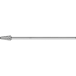 Carbide burr KEL 1225/6 TOUGH SL150 Ø 12 mm x L 25 mm Shank Ø 6 mm Round cone shape, horse