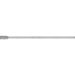 Carbide burr ZYAS 1020/6 STEEL SL150 Ø 10 mm x L 20 mm Shank Ø 6 mm with face serration, horse