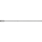 Carbide burr WRC 1020/6 STEEL SL150 Ø 10 mm x L 20 mm Shank Ø 6 mm Round roller mould, horse