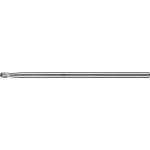 Carbide burr TRE 0610/6 Z3 PLUS SL150 Ø 6 mm x L 10 mm Shank Ø 6 mm Drop shape, horse