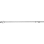Carbide burr TRE 1016/6 STEEL SL150 Ø 10 mm x L 16 mm Shank Ø 6 mm Drop shape, horse