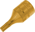 Torx screwdriver bit 1/4" SW T20 mm L=28 mm Tin coated Hazet 8502-T20