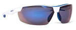 Safety goggles 100% UV protection, white/blue Infield 9025 Flexor Plus