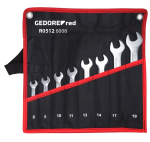 Dubbele steeksleutelset, kort SW6-22 mm 8-delig Gedore ROOD R05126008