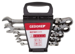 Ratchet ring spanner set, swivelling SW8-19 mm 5-piece Gedore RED R07305005