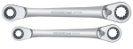 Double ring ratchet spanner set SW 2-part, reversible Gedore RED R07501002