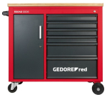 Tool trolley MECHANIC+ 6 drawers 988x431x935 Gedore RED R20400006