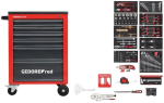 Gereedschapsset i.Wks. trolley MECHANIC rood 166 stuks Gedore ROOD R21560002