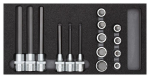 Screwdriver inserts 1/2 2/6 CT module 15-piece Gedore RED R22150011