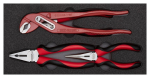 Pliers set 2/6 CT module 4-part Gedore RED R22150018