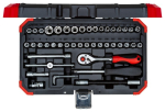 Socket spanner set 1/4" SW4-14 mm 46-piece Gedore RED R49003046