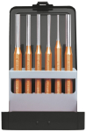 Splitpen-bestuurder set Ø 3-8 mm in 6-delige cassette Gedore ROOD R90200006