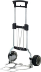 Transportkarre, klappbar H=1120 mm Schaufel-LxB 420x495 mm Stahlrohr, verchr. Aluminium, bis 100 kg