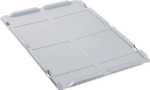 Stülpdeckel für Transportkästen LxB 600x400 mm grau, PP, Allit