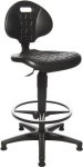 Werkdraaistoel Vloerglijders + voetring 590-840 mm, Topstar Tec 20