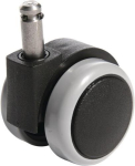 Wielen voor kantoordraaistoel voor harde vloeren Walsdiam. 55 mm Pinlengte 25 mm Pin-Ø 10 mm