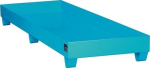 Drip tray light blue 241 l LxWxH 2400x800x250 mm Sheet steel without grating