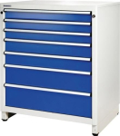 Staplersockel HxBxT 100x1060 mm lichtgrau, RAL 7035 für Schubladenschrank Promat