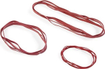 Elastiek flex.rood D60xB2mm Inh.1 kg, ca.1640 stuks.
