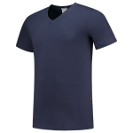 T-shirt slanke V-hals maat L, inkt blauw, BW160 Tricorp Casual