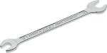 Double open-end spanner SW 10x13 mm L= 172 mm chrome-plated Hazet 450N-10X13