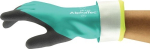 Handschoenen nitril chemische bescherming FDA Maat 10 L=350 mm fles groen Ansell AlphaTec 58-735
