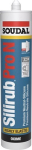 Siliconenkit 300 ml witte carusche Soudal Silirub Pro N