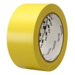 Klebeband PVC L=33 m, B=50,8 mm, Rolle Allzweck-Weich, gelb, 3M