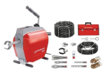 Pipe cleaning machine for pipe Ø20-150 mm,230/50V/Hz467 min-¹ 690 W, Rothenberger R 600 Set