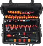Assortiment gereedschap voor elektriciens 115 stuks in beschermhoes Wiha XXL II