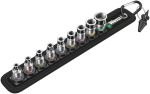 Dopsleutelset 1/4",4-18 mm 10 st. Wera Belt 1