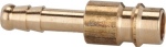 Insertion spout Brass bare plug DN 7.2, LW 9 Promat