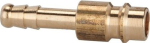 Insertion spout Brass bare plug DN 7.2, LW 13 Promat