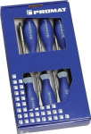 Schraubendrehersatz 6 tlg. Schlitz/PH 6-KT.-Ansatz m. Größenleitsystem