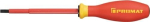 VDE screwdriver slotted 5.5x125 mm, multi-component handle Promat 828028