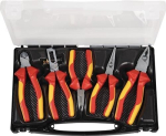 Tangen set 5-delige VDE-geïsoleerde, kunststof koffer Promat 810887