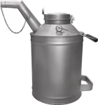 Olie opslagblik 5,0 liter, metaal gegalvaniseerd, Samoa Hallbauer VKV 5000