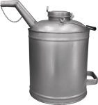 Olie opslagblik 10,0 liter, metaal gegalvaniseerd, Samoa Hallbauer VKV 10000