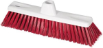 Bezem HACCP L=300 mm, dikte varkenshaar 0,25 mm rood, Nölle