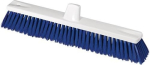 Bezem HACCP L=450 mm, dikte varkenshaar 0,25 mm blauw, Nölle