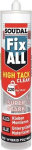 1K-Hybrid-Polymer 350g Kartusche transparent, Soudal, Fix All HT