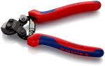 Drahtseilschere L=160 mm, bis Ø=4mm Cu.-/Alukabel Ø=7mm2 poliert, Mehrkomponenten-Hüllen, Knipex