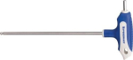 Pin spanner with cross handle SW 4 mm, blade length 150 mm with side drive and ball head, Promat