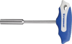 Sechskantsteckschlüssel mit Quergriff Schlüsselweite 10 mm Klingenlänge 230 mm 2-Komponentengriff, Promat 825056