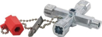 Schaltschrankschlüssel mit Bitadapter 10 Funktionen Doublehead Key