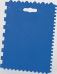 Kleberspachtel BxL 130x177 mm, Zahnung 4x4x4 & 8x8x8 mm Kunststoff (PP)